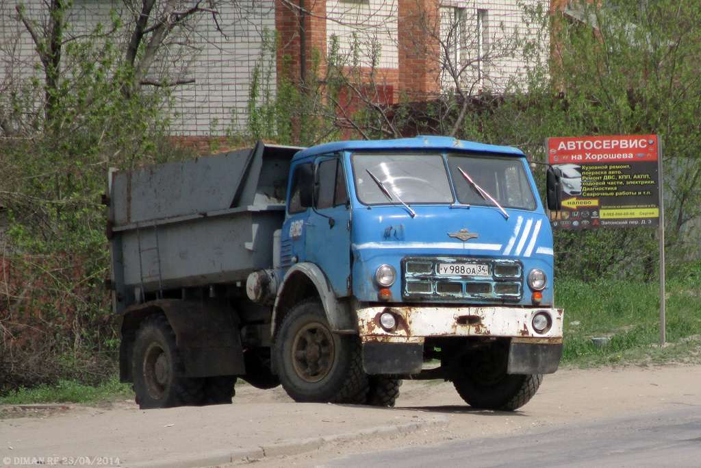 Волгоградская область, № У 988 ОА 34 — МАЗ-5549