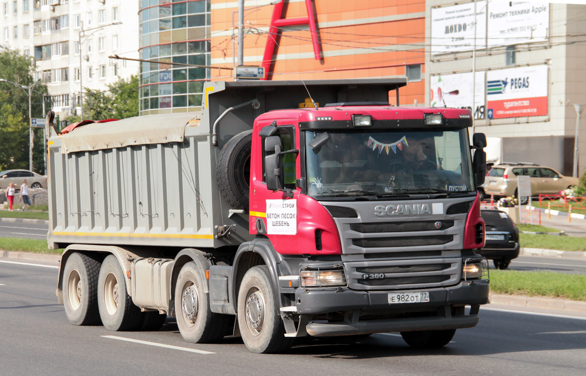 Москва, № Е 982 ОТ 77 — Scania ('2011) P380