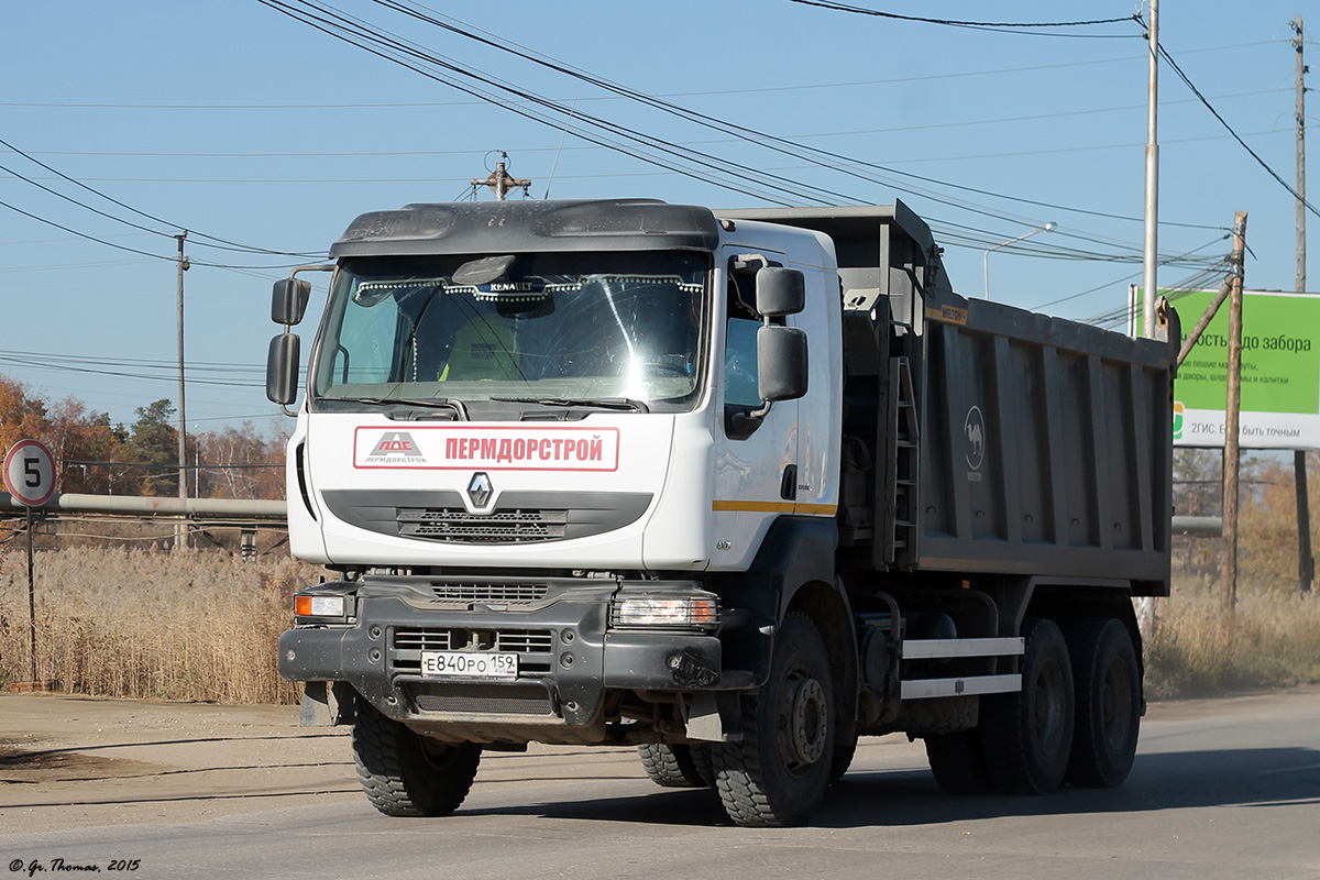 Пермский край, № Е 840 РО 159 — Renault Kerax [X9P]