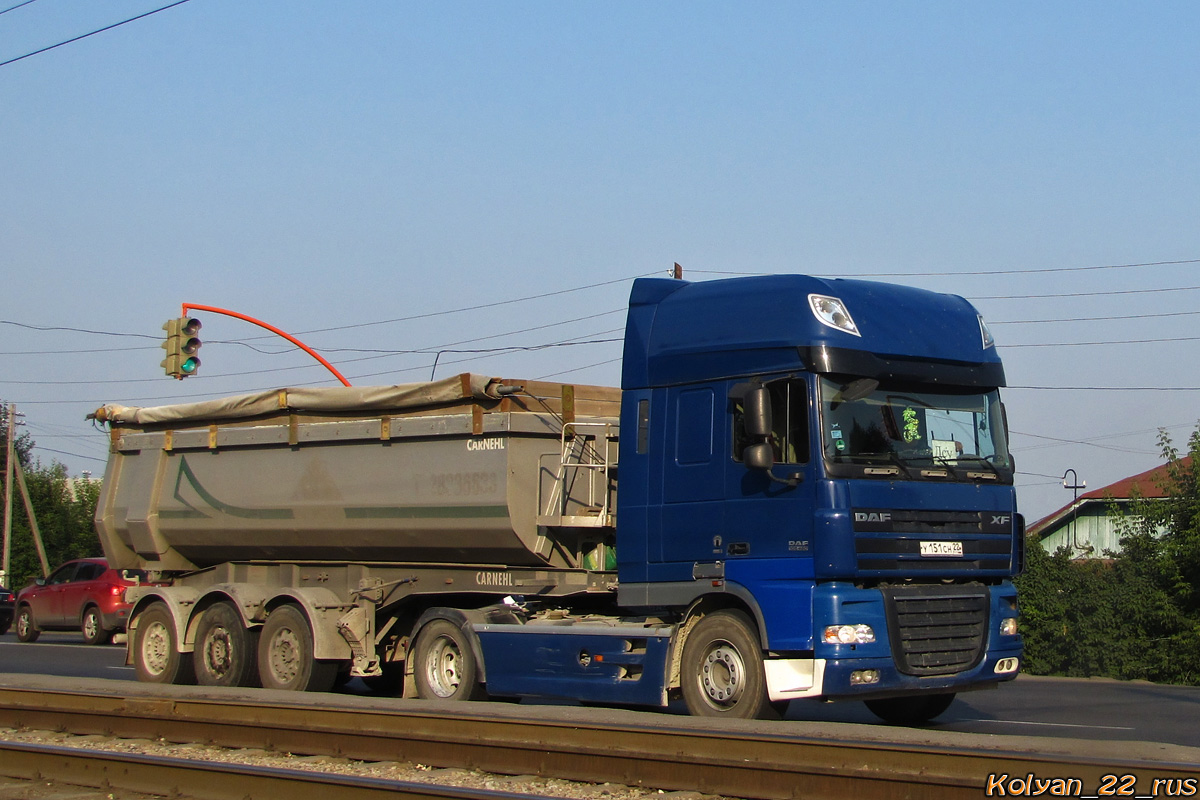 Алтайский край, № У 151 СН 22 — DAF XF105 FT