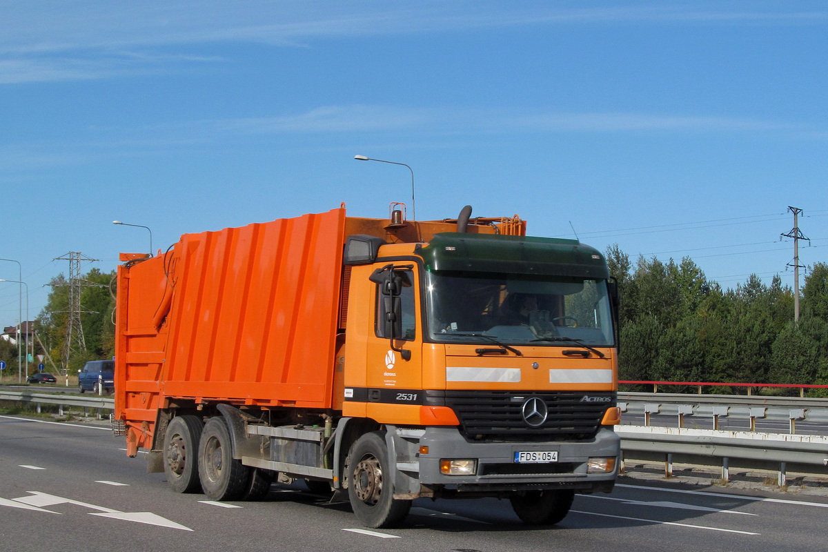 Литва, № FDS 054 — Mercedes-Benz Actros ('1997) 2531