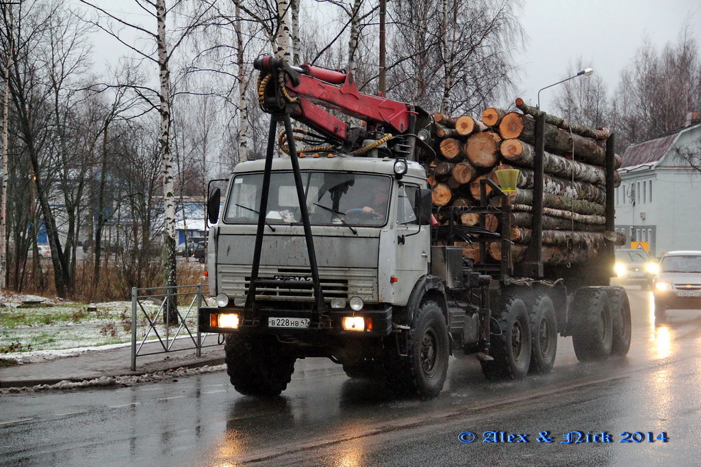 Ленинградская область, № В 228 НВ 47 — КамАЗ-43114 [431140]