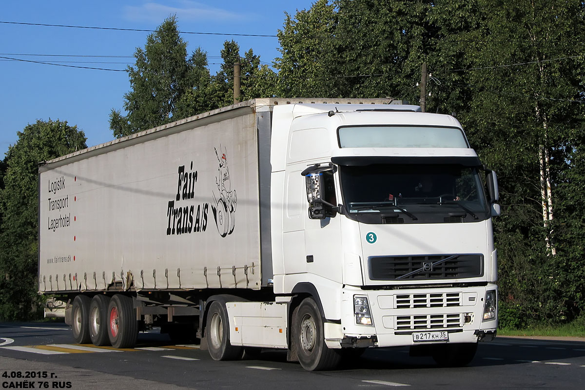 Вологодская область, № В 217 КН 35 — Volvo ('2002) FH12.460