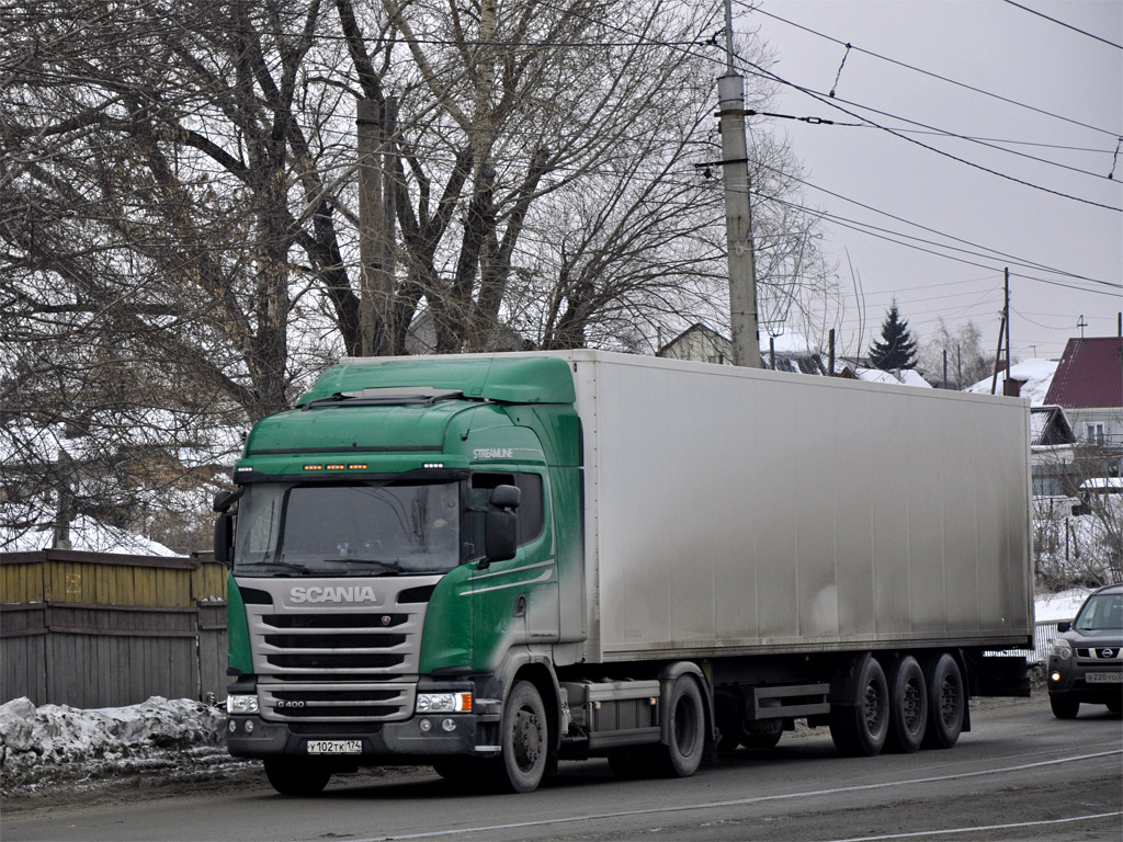 Челябинская область, № У 102 ТК 174 — Scania ('2013) G400