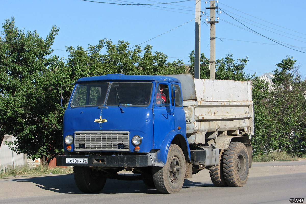 Волгоградская область, № С 670 РХ 34 — МАЗ-5549