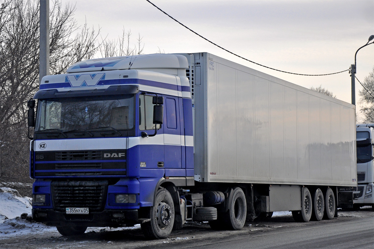 Алматинская область, № 355 NYA 05 — DAF 95XF FT