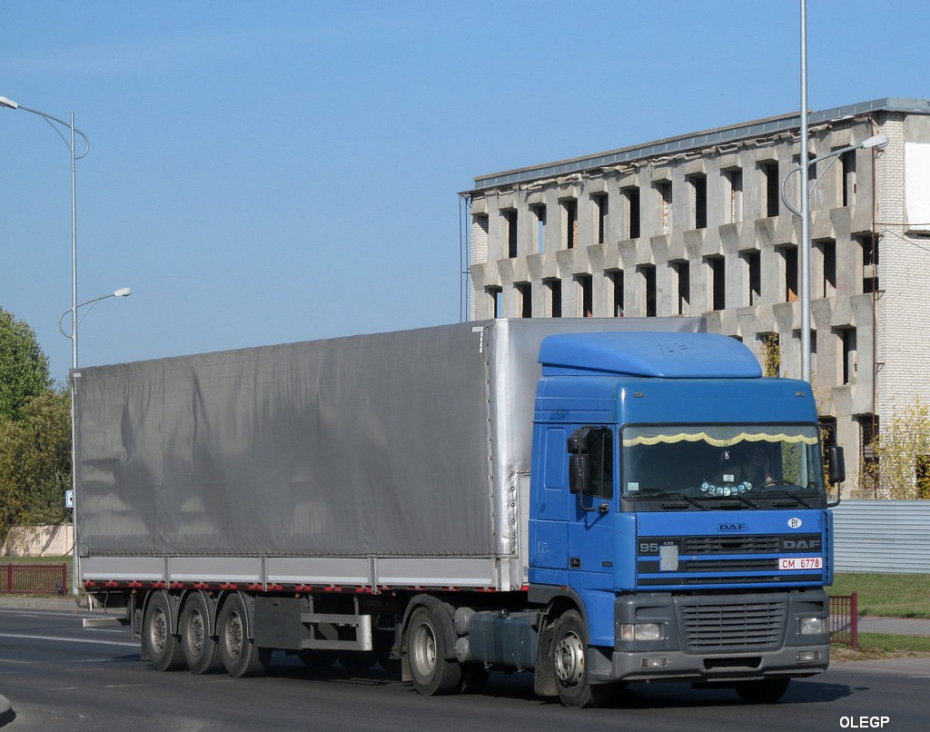 Гродненская область, № СМ 6778 — DAF 95XF FT