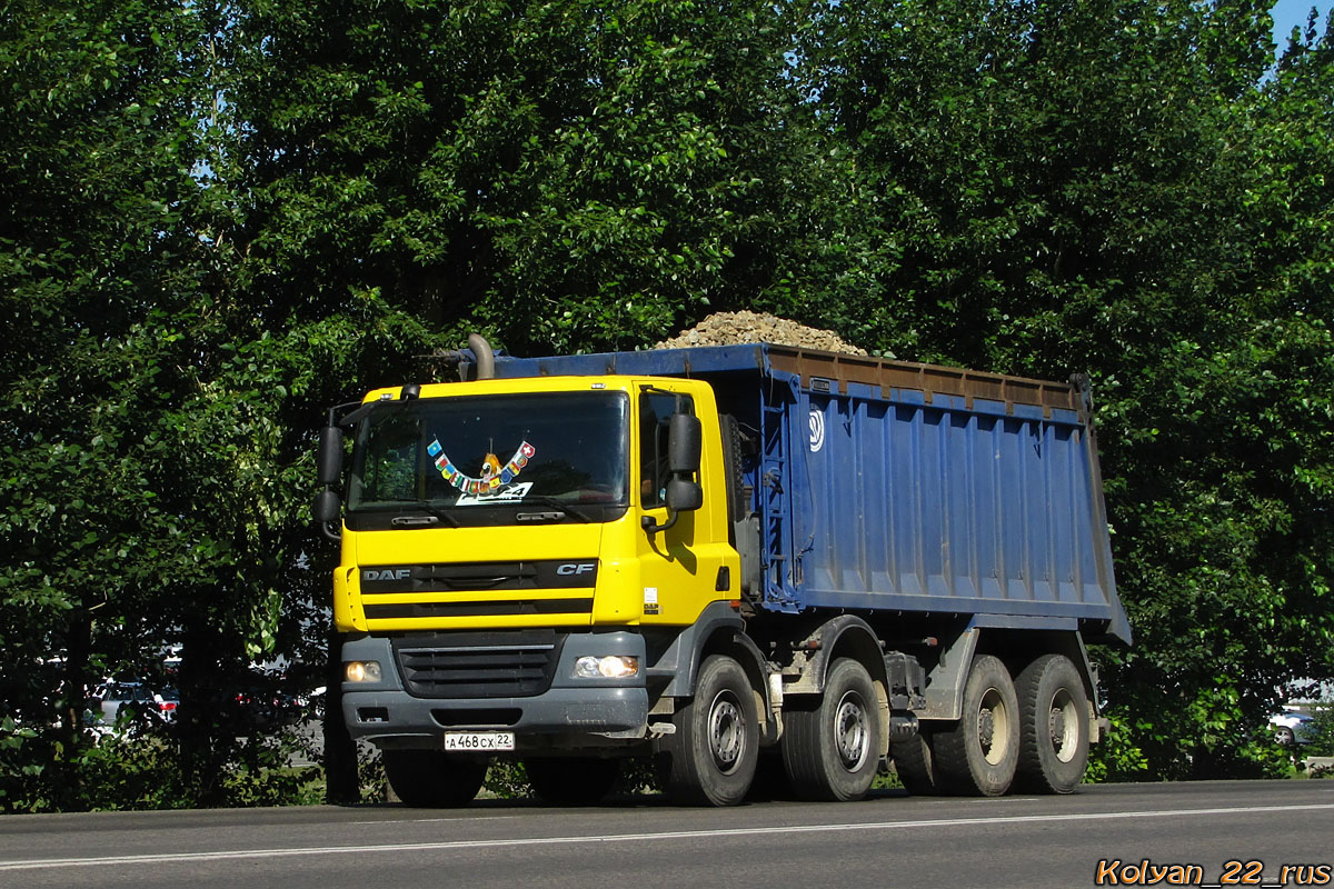 Алтайский край, № А 468 СХ 22 — DAF CF85 FAD