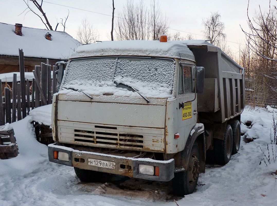 Архангельская область, № Н 129 ВА 29 — КамАЗ-65115-02 [65115C]