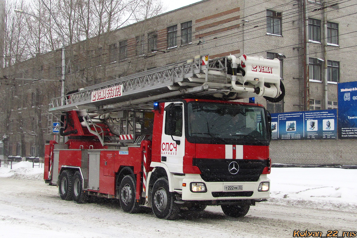 Алтайский край, № Т 222 МК 22 — Mercedes-Benz Actros ('2003)