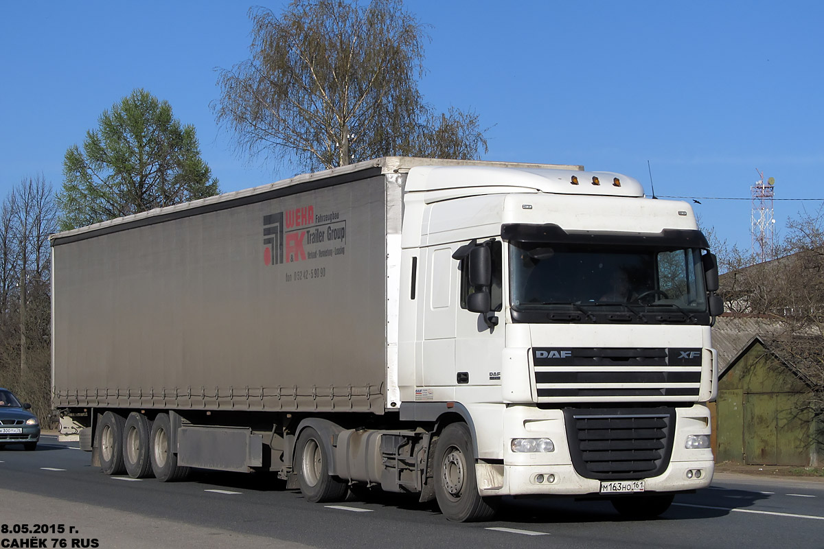 Ростовская область, № М 163 НО 161 — DAF XF105 FT