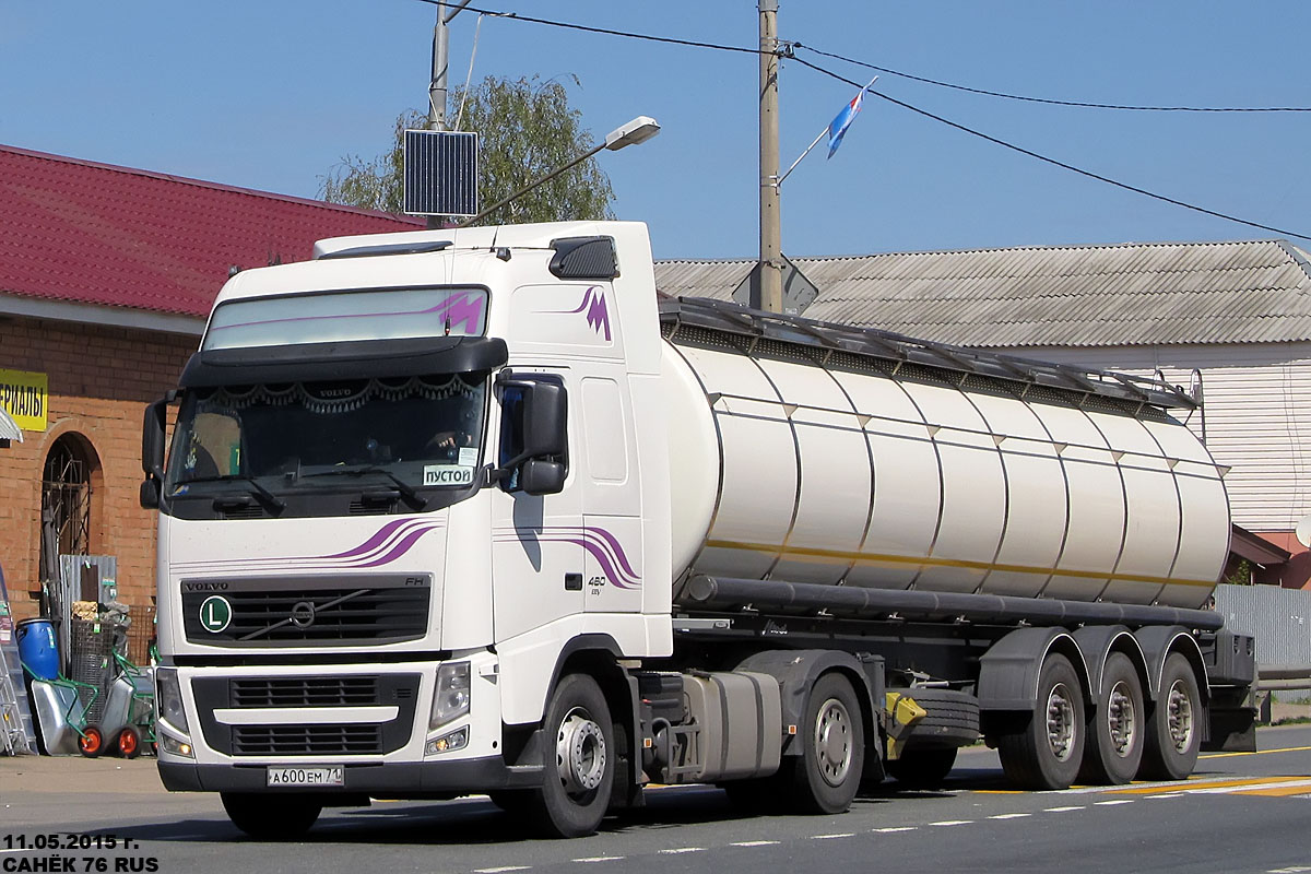 Тульская область, № А 600 ЕМ 71 — Volvo ('2008) FH.460