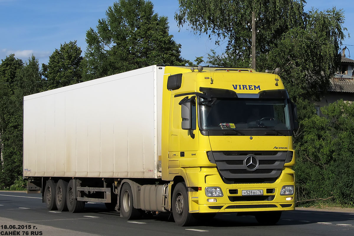 Ярославская область, № Н 528 ВО 76 — Mercedes-Benz Actros ('2009) 1844