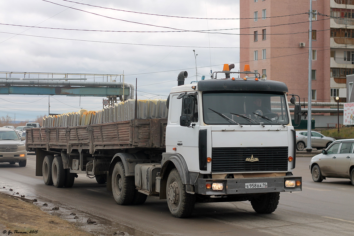 Саха (Якутия), № Е 958 ВА 14 — МАЗ-5432 (общая модель)