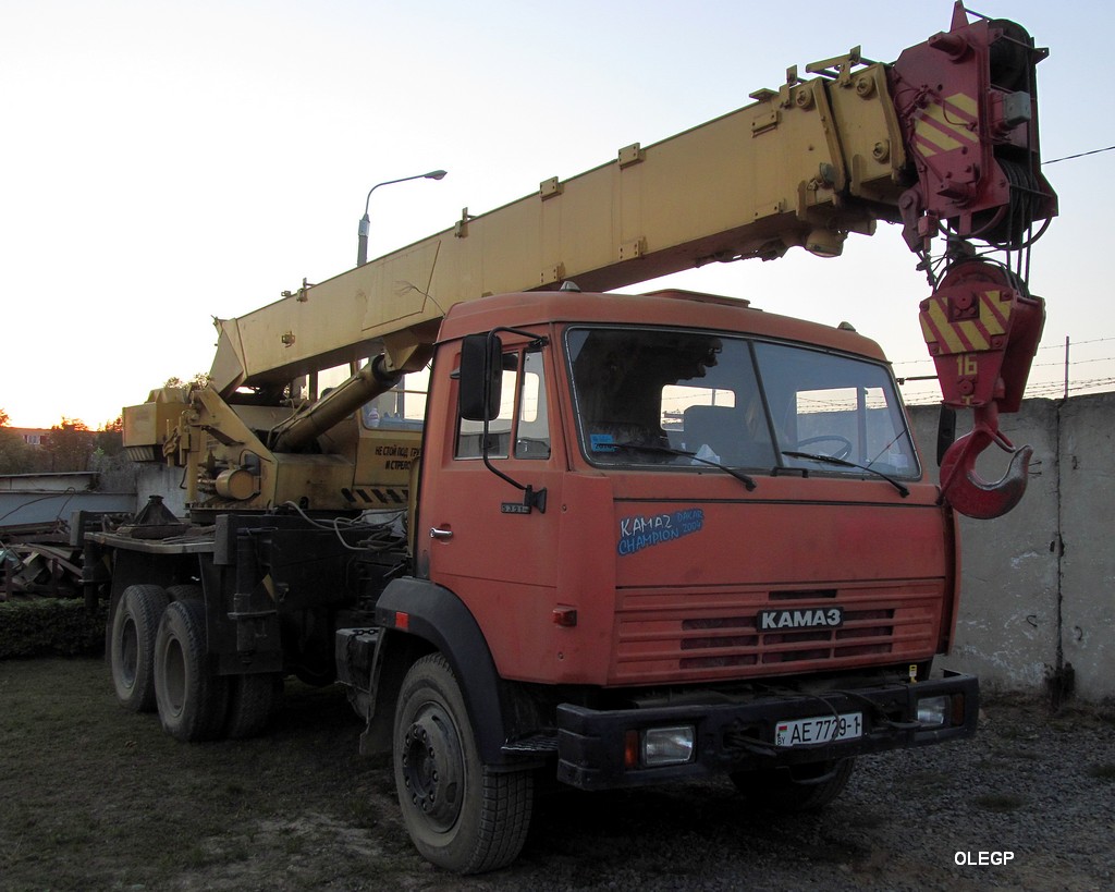 Брестская область, № АЕ 7729-1 — КамАЗ-53215 (общая модель)