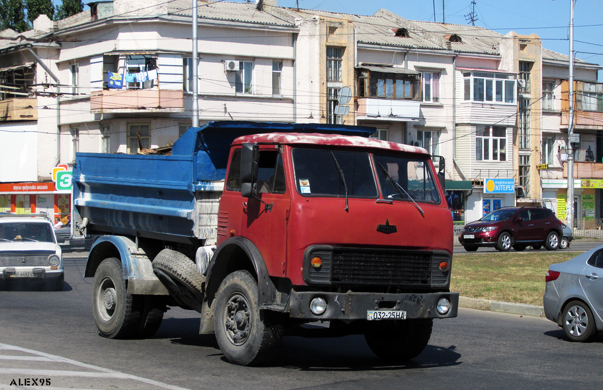 Запорожская область, № 032-25 НА — МАЗ-5549