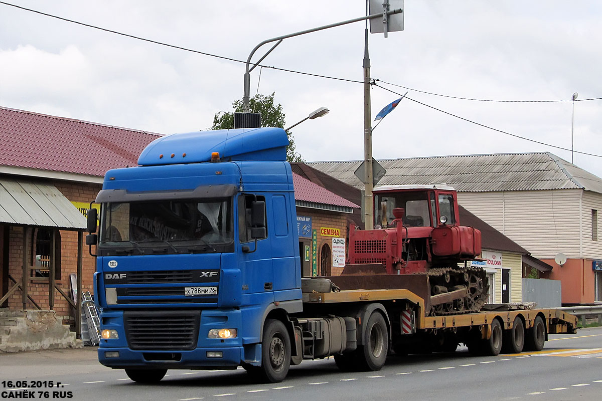 Ярославская область, № Х 788 ММ 76 — DAF XF95 FT