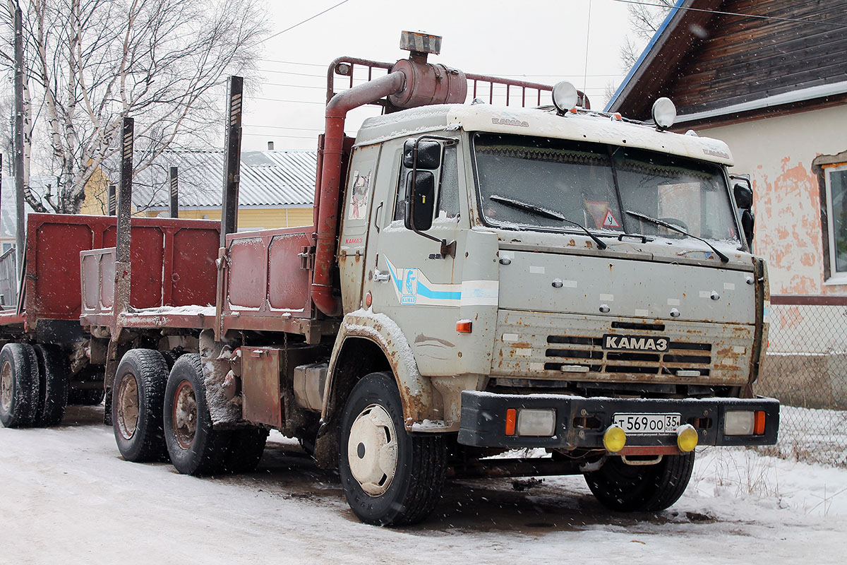 Вологодская область, № Т 569 ОО 35 — КамАЗ-53212