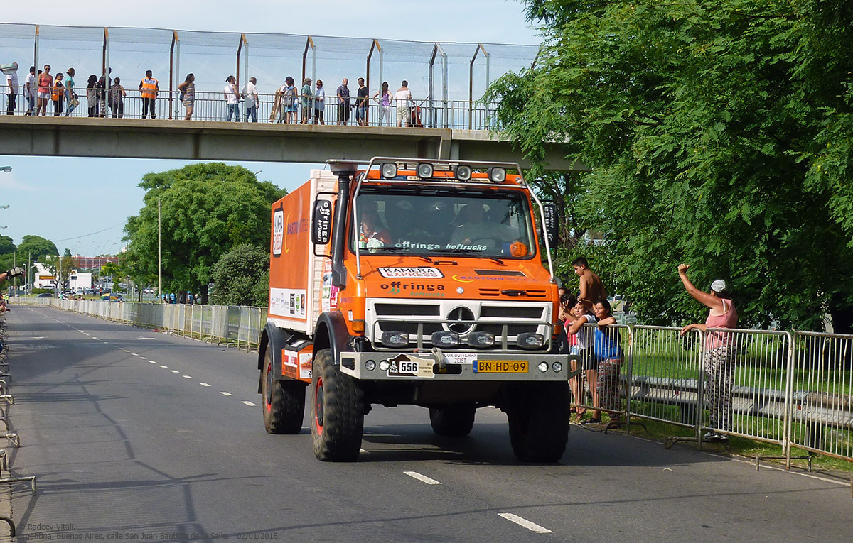 Нидерланды, № BN-HD-09 — Mercedes-Benz Unimog (общ.м); Ралли Дакар (Аргентина)