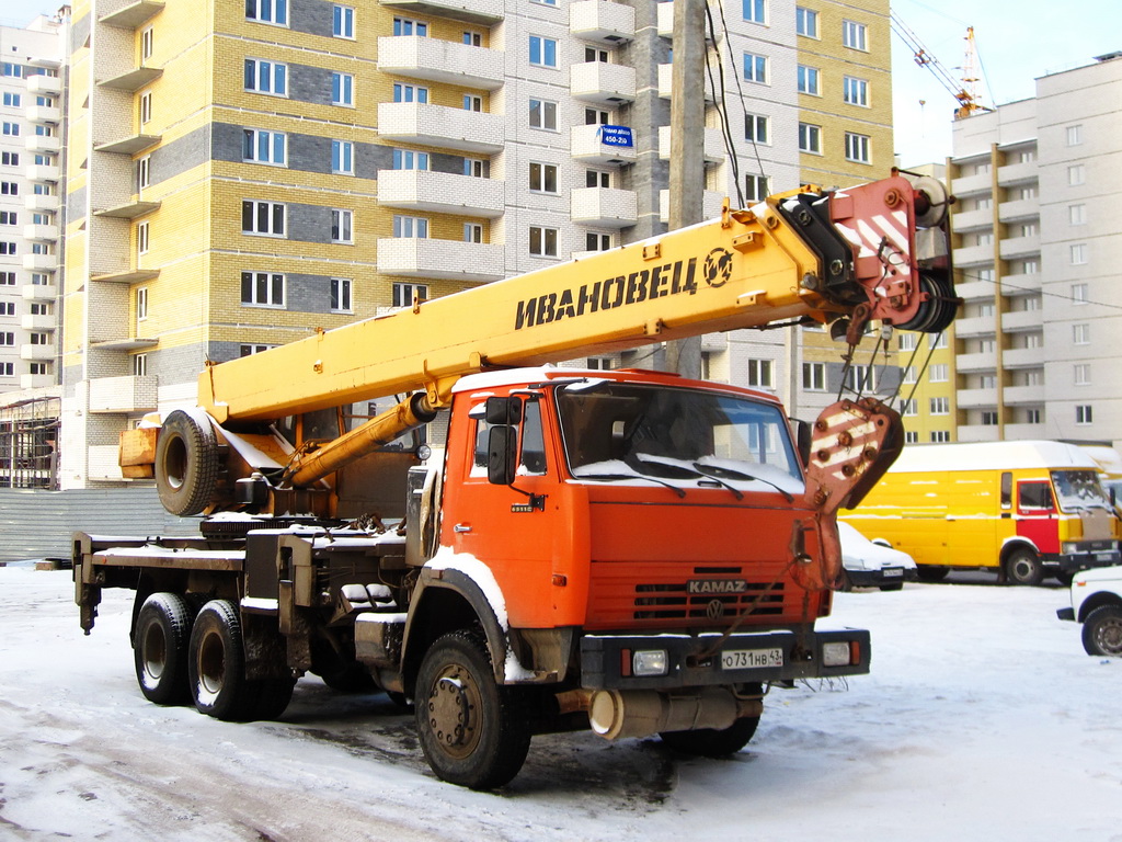 Кировская область, № О 731 НВ 43 — КамАЗ-65115 (общая модель)