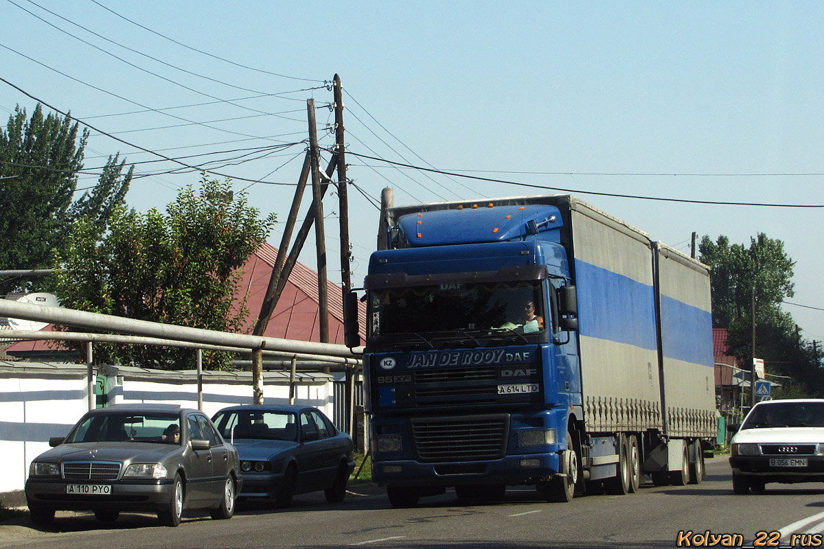 Алматы, № A 614 LTO — DAF 95XF FAR