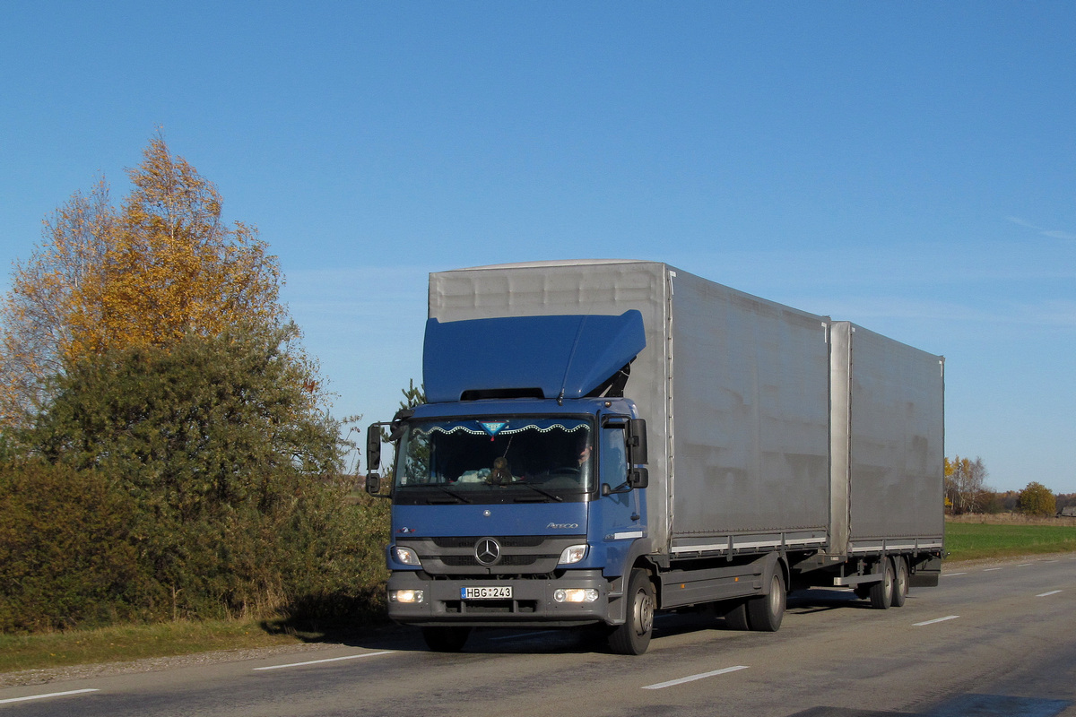 Литва, № HBG 243 — Mercedes-Benz Atego (общ.м)