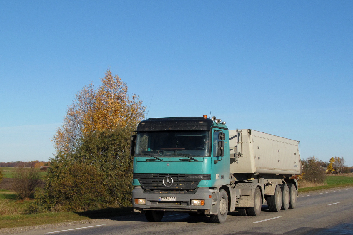 Литва, № TVZ 822 — Mercedes-Benz Actros ('1997)