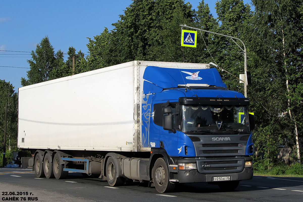 Вологодская область, № У 010 АС 35 — Scania ('2004) P340