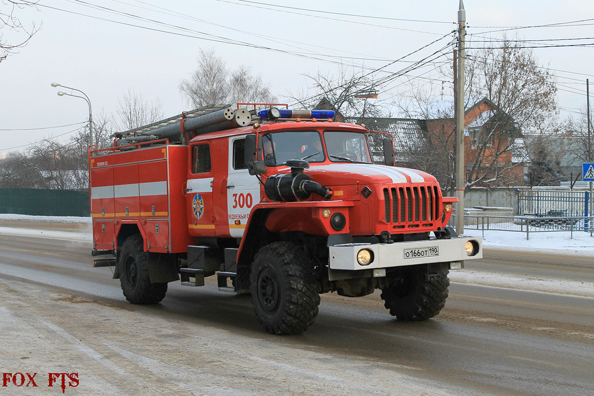 Московская область, № О 166 ОТ 190 — Урал-43206-41