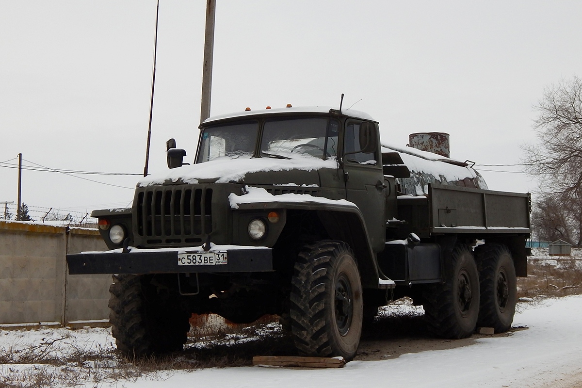 Белгородская область, № С 583 ВЕ 31 — Урал-4320 (общая модель)