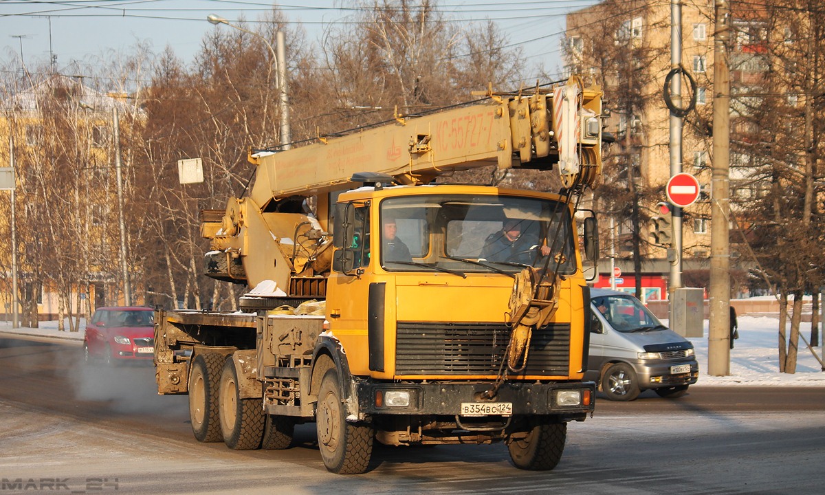 Красноярский край, № В 354 ВС 124 — МАЗ-6303A3