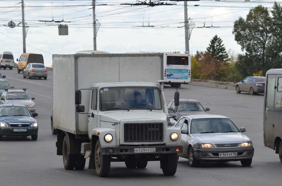 Омская область, № М 729 РР 55 — ГАЗ-3309