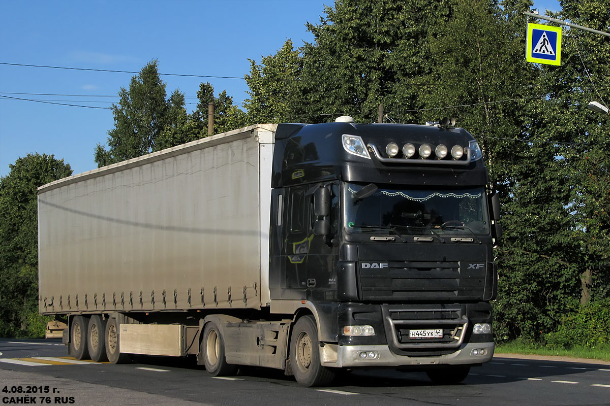 Костромская область, № Н 445 УК 44 — DAF XF105 FT