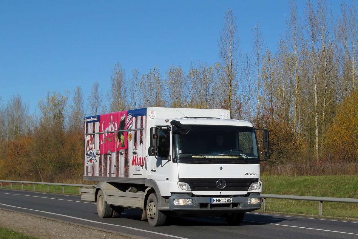 Литва, № FHP 489 — Mercedes-Benz Atego 818