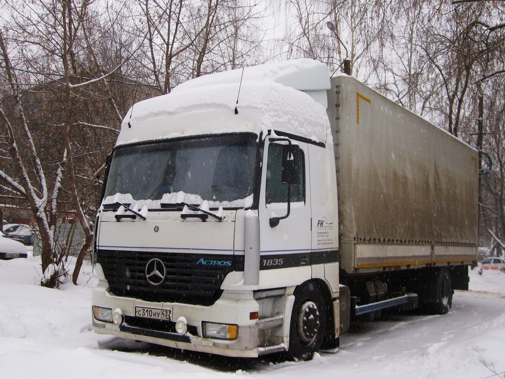 Кировская область, № С 310 НУ 43 — Mercedes-Benz Actros ('1997) 1835