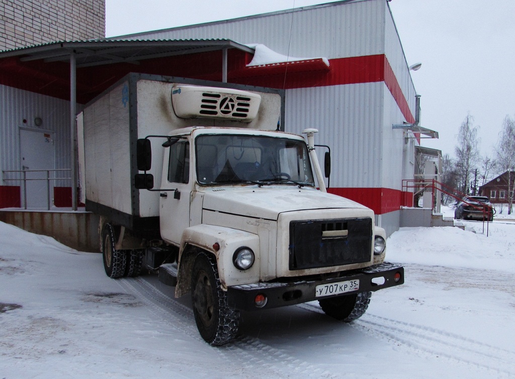 Вологодская область, № У 707 КР 35 — ГАЗ-3309