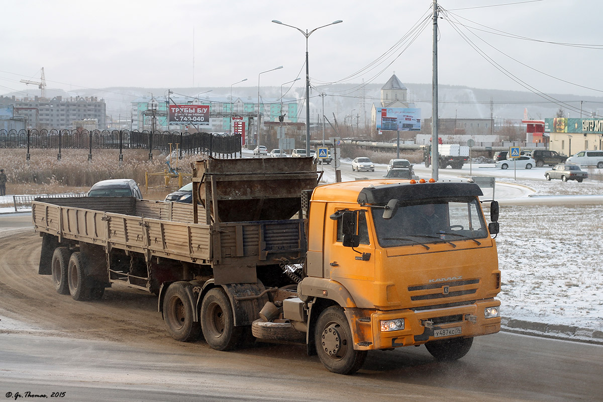 Саха (Якутия), № У 487 КС 14 — КамАЗ-65116-N3