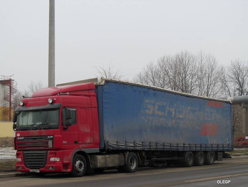 Минск, № АМ 5688-7 — DAF XF105 FT