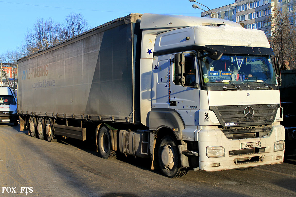 Калужская область, № Н 344 НТ 40 — Mercedes-Benz Axor 1836