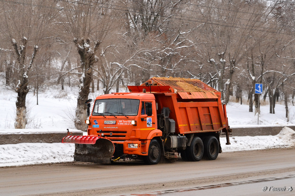 Волгоградская область, № В 309 ВУ 134 — КамАЗ-65115-L4