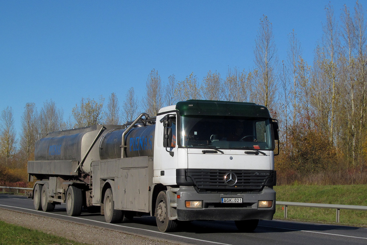 Литва, № AGK 021 — Mercedes-Benz Actros ('1997) 1835