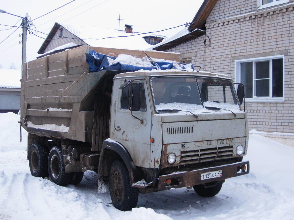 Кировская область, № Т 125 ОА 43 — КамАЗ-5511