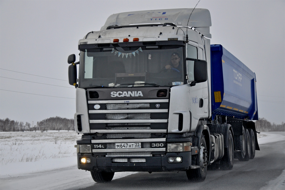 Алтайский край, № М 647 НТ 22 — Scania ('1996) R114L