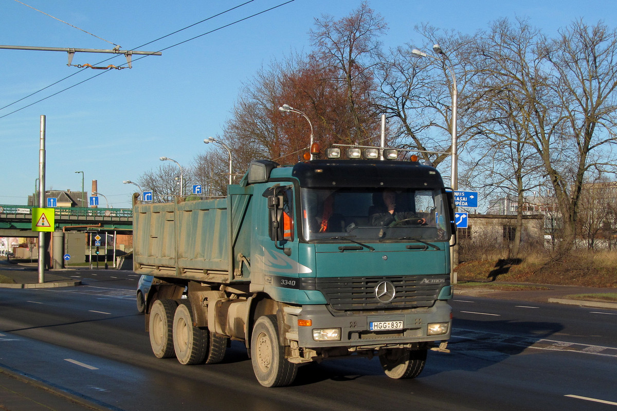 Литва, № HGG 837 — Mercedes-Benz Actros ('1997) 3340