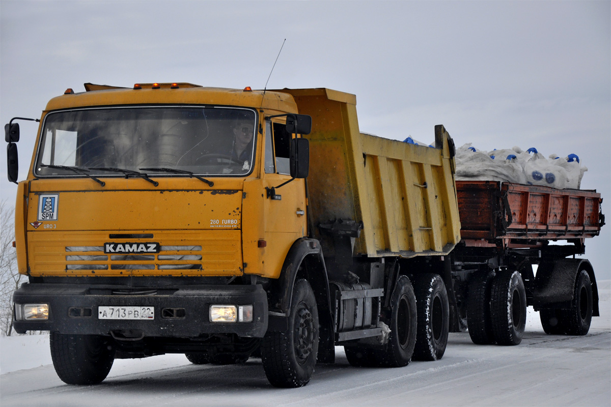 Алтайский край, № А 713 РВ 22 — КамАЗ-65115-62