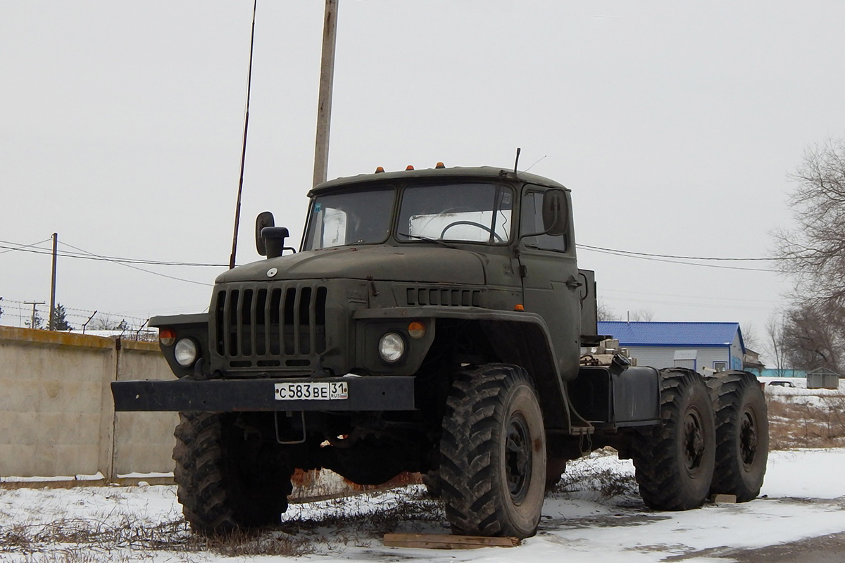 Белгородская область, № С 583 ВЕ 31 — Урал-4320 (общая модель)