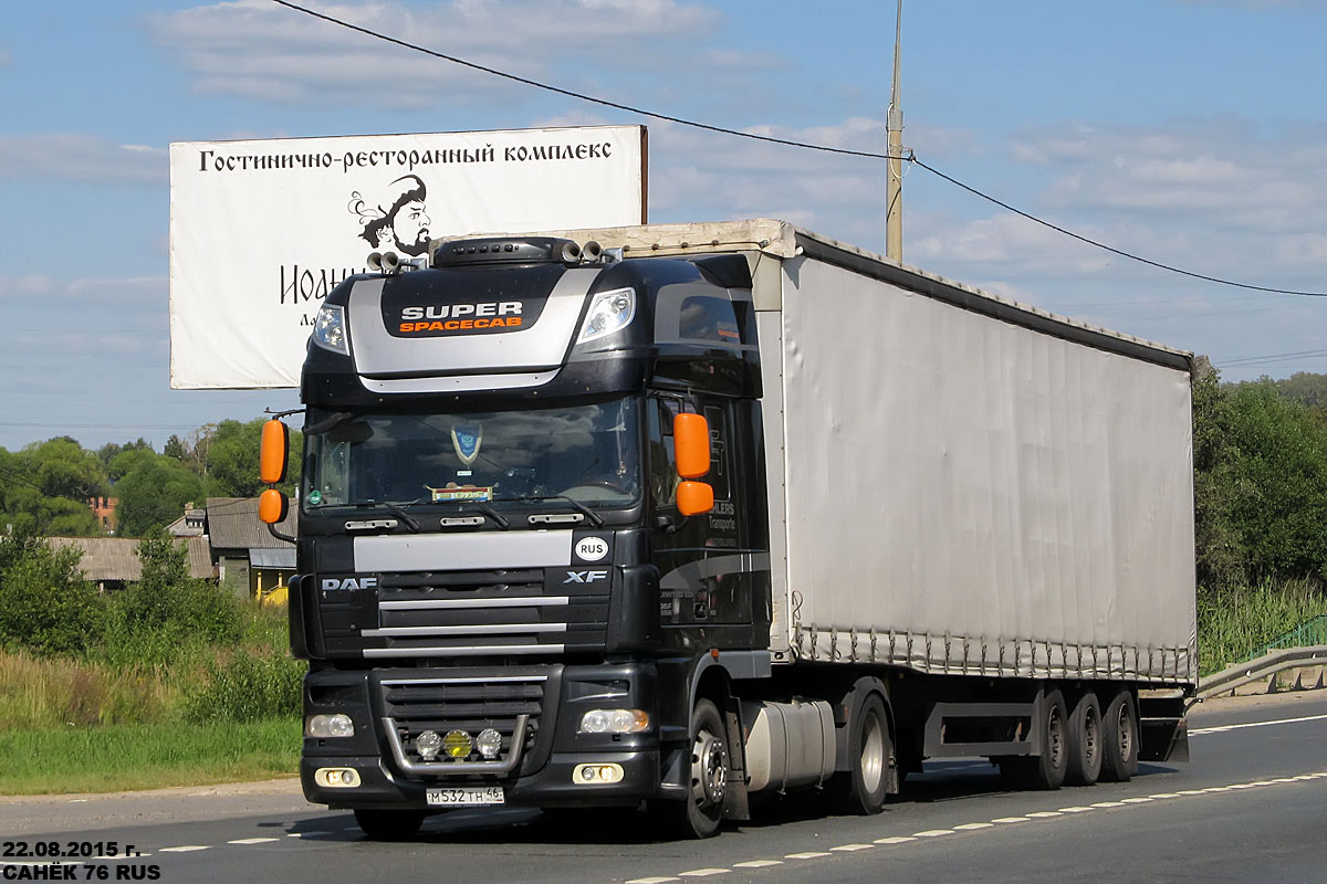 Курская область, № М 532 ТН 46 — DAF XF105 FT