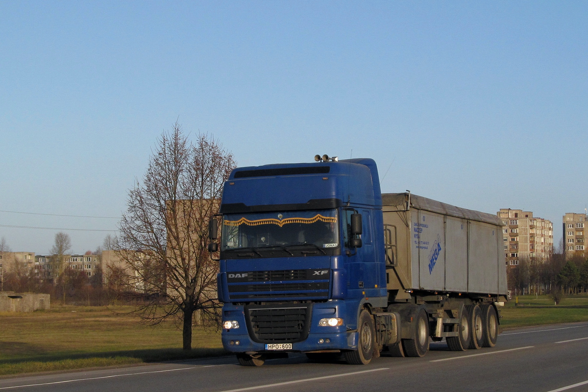 Литва, № HPO 600 — DAF XF95 FT