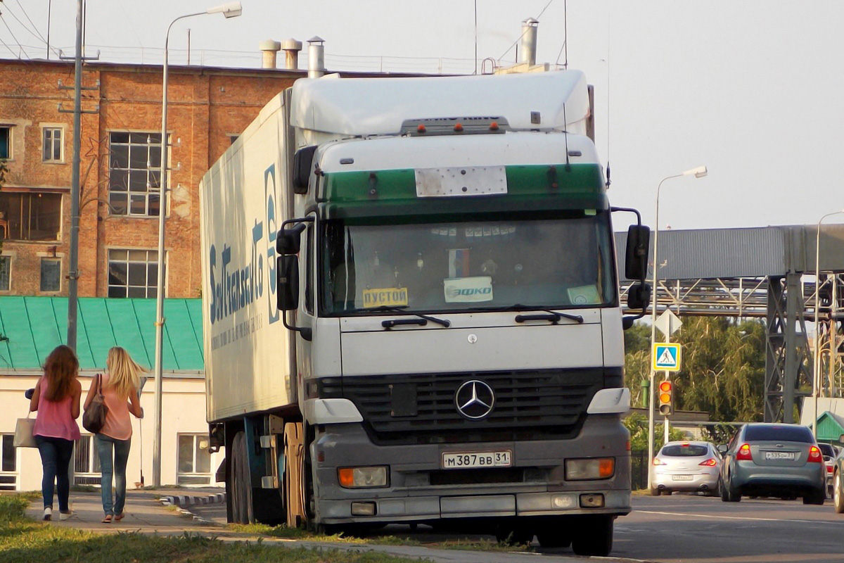 Белгородская область, № М 387 ВВ 31 — Mercedes-Benz Actros ('1997)