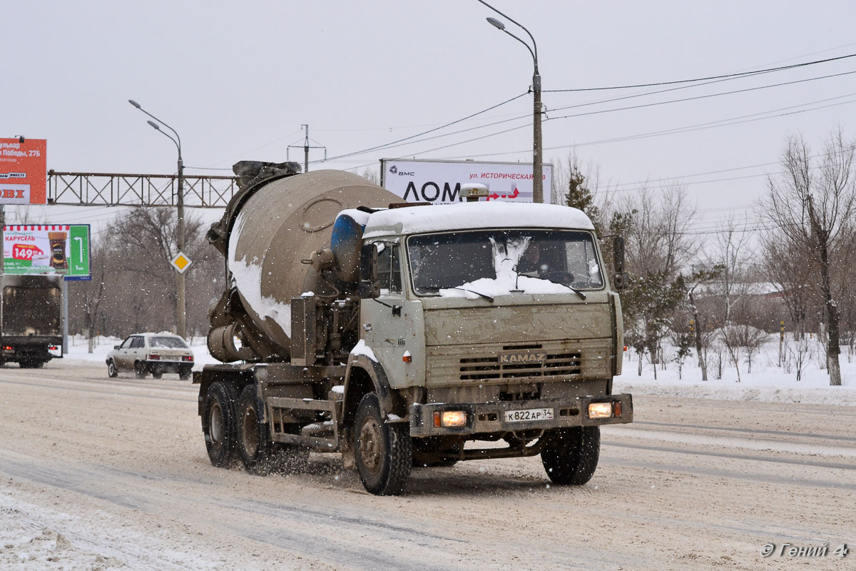 Волгоградская область, № К 822 АР 34 — КамАЗ-53229-15 [53229R]